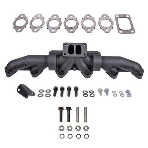 Industrial Injection 3 Piece T3 Exhaust Manifold 1998.5-2002 24 Valve Cummins - 2049302218