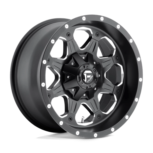 FUEL WHEELS BOOST 20X9 5X5 5.5 NB 5.50 87.1 14MM CAST ALUMINUM MATTE BLACK MILLED D53420905755