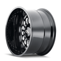 CALI OFF-ROAD PARADOX 9113 GLOSS BLACK MILLED SPOKES 22X12 6-135 -51MM 87.1MM