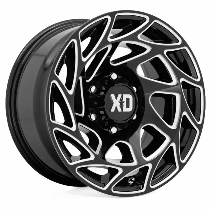 ONSLAUGHT 20X10 8X170 18MM GLOSS BLACK MILLED