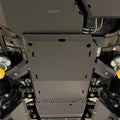 RCI Metalwork Transmission Skid Plate with x-members 24 Ranger / 21 Bronco 2.7L - 1/4 5052 Aluminum - Black Powder Coat 21BRONCO24RGRTRANSXMBRALBK