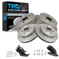 Goodridge 03-04 Dodge Dakota 4WD w/ Rear Disc Stainless Steel Brake Lines - 2in Extended Line