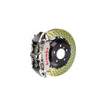 Brembo 93-98 Supra Front GTR BBK 6 Piston Billet355x32 2pc Rotor Drilled- Nickel Plated