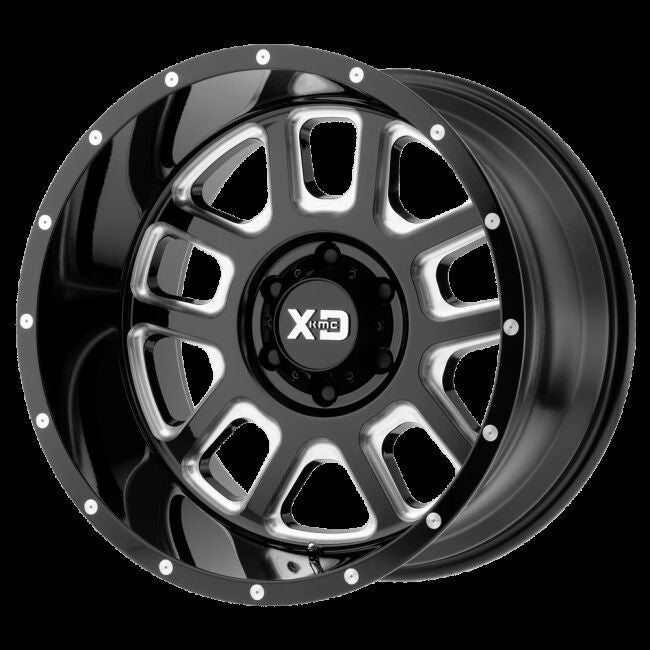 Wheel Pros XD XD828 20X9 5X5.0 G-BLK MILL -12 CSFINISH XD82829050312NCSF