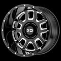 Wheel Pros XD XD828 20X9 5X5.0 G-BLK MILL -12 CSFINISH XD82829050312NCSF