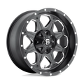 FUEL WHEELS BOOST 20X9 6X5.5 NB 4.50 108 -12MM CAST ALUMINUM MATTE BLACK MILLED D53420908345