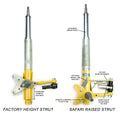 EVO SPEC JL 2.5 Coilover FRONT PAIR W/ COMP ADJUSTER BLACK