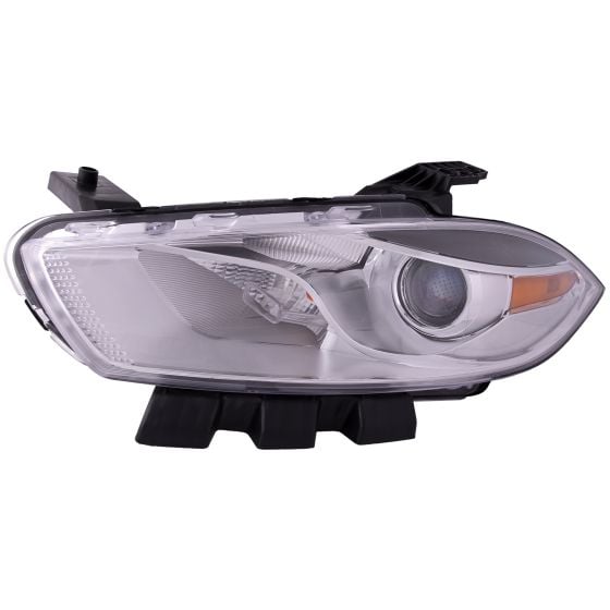 CAPA DG DART 16 HEADLIGHT ASSY HALOGEN CODE LMC MFP CHROME LH