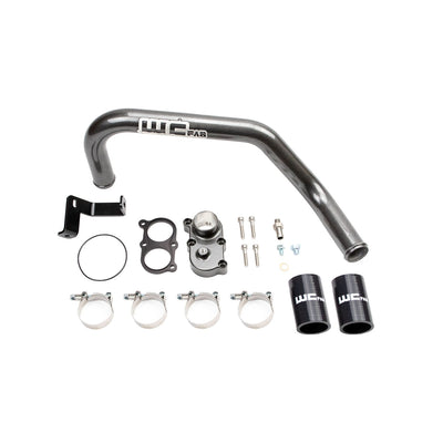 Wehrli Thermostat Housing Kit 06-10 Duramax LBZ LMM Dual CP3 Cat Yellow Cat Yellow 100424-CAT