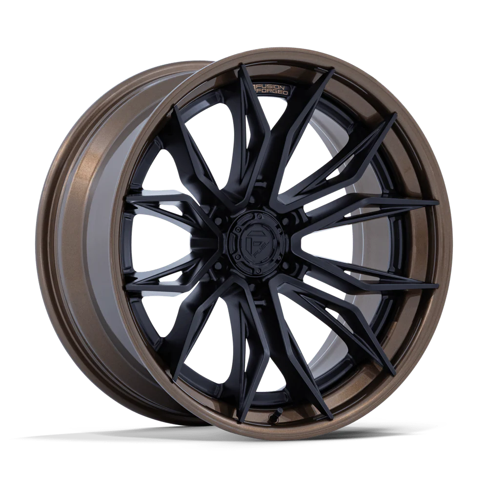 FUEL WHEELS MUTINY 20X10 6X5.5 106 -18 M-BLK G-BRNZ FUSION FORGED MATTE BLACK W GLOSS BRONZE LIP FC404MZ20106818N