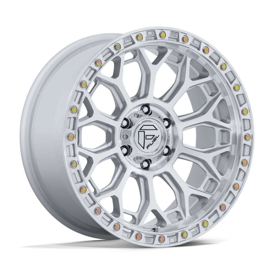 FUEL WHEELS TALON 20X9 6X135 87 1 G-SLV-MCH CAST ALUMINUM GLOSS SILVER W MACHINED FACE FC901SD20906301