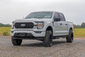 Rough Country OV2 Running Boards Side Step Bars Crew Cab Ford F-150 Lightning F-250 F-350 (15-26) 14011