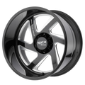 Wheel Pros Moto Metal MO400 24X14 BLNK G-BLKMILL -76MM 165-180 MO40024400L976NL