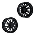 FUEL WHEELS CATALYST DRW 20X8.25 8X210 105 MB-GB DF FUSION FORGED MATTE BLACK W GLOSS BLACK LIP D406208293