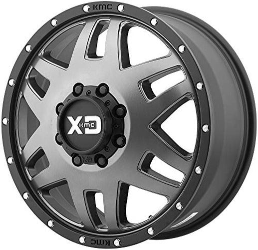 XD130 20X7.5 8X6.5 M-GRY BLK-RING 142MM