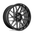 MO805 22X10 8X6.5 18MM GLOSS BLACK MILLED