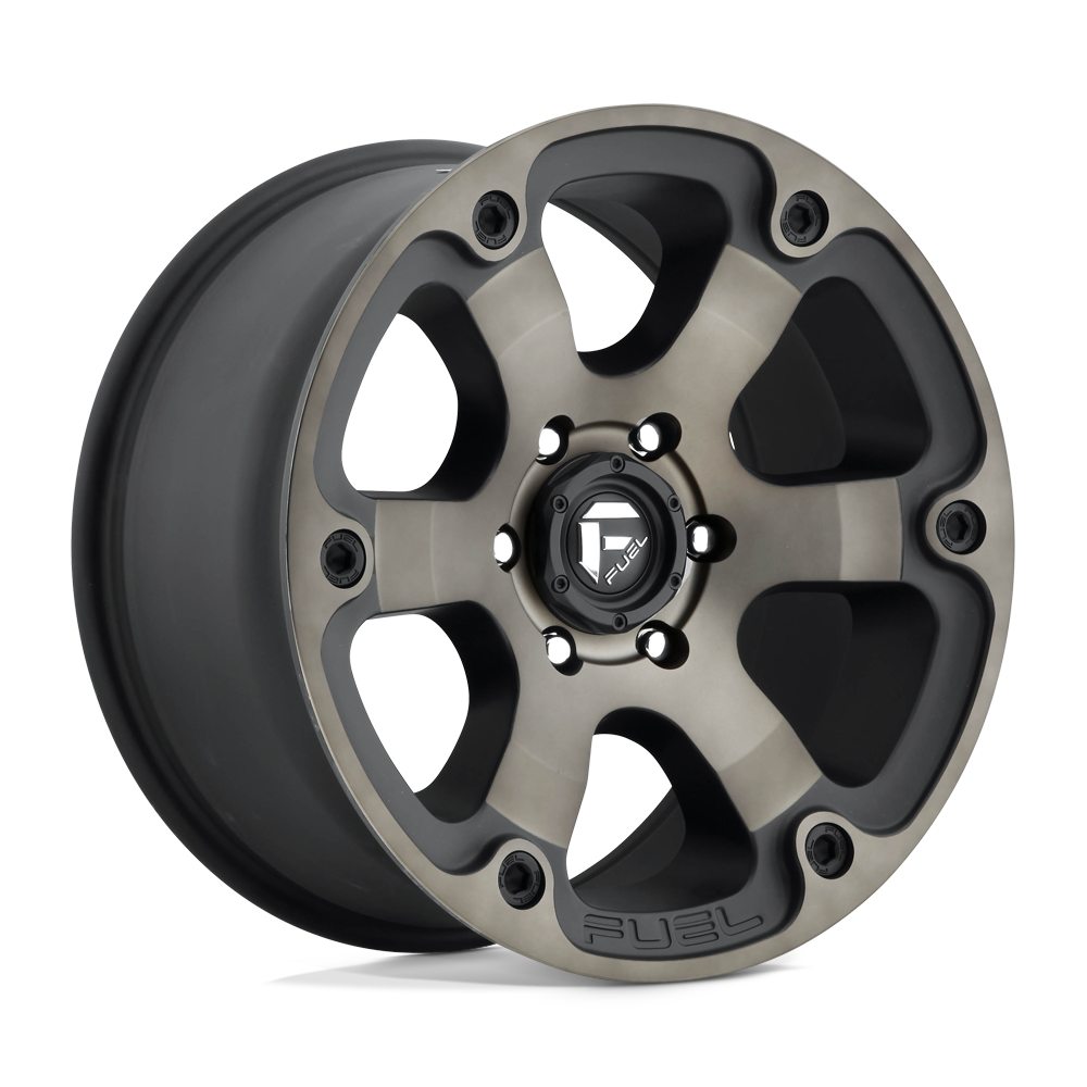 FUEL WHEELS BEAST 20X9 5X120 65.31 MBD 35MM CAST ALUMINUM MATTE BLACK DOUBLE DARK TINT D5642090A363