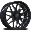 MONARCH 901 22X10 GLOSS BLACK/MILLED 8X165.1 21MM OS 125.2 CB