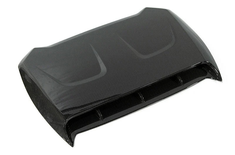 OLM LE Oversize Carbon Fiber Hood Scoop Cover - 2022 WRX