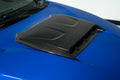 OLM LE Oversize Carbon Fiber Hood Scoop Cover - 2022 WRX