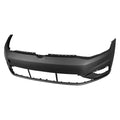 CAPA FRT BUMPER COVER W/O HEADLAMP WASHERS; W/O PARK DISTANCE CONTROL; PRIME VOLKSW