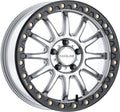 Raceline ALPHA HYPER SILVER W/ BLACK OUTER RING 17X7 5X114.3 40 - A14SB-7701240