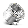 KMC Wheels auto part close-up