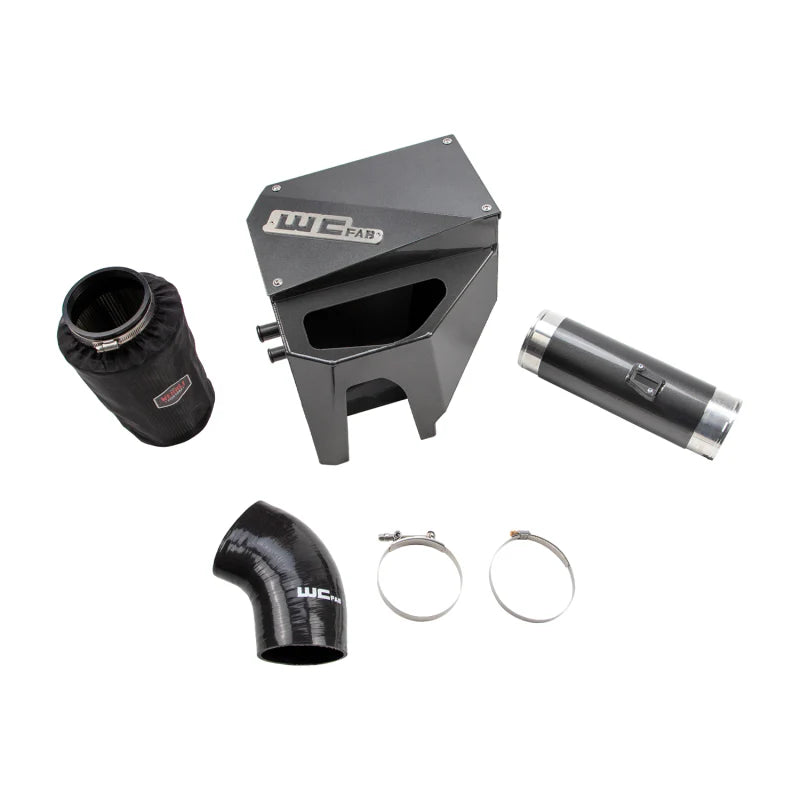 Wehrli Intake Kit 4in. for 03-07 Powerstroke 6.0L Brizzle Blue Brizzle Blue 100333-BRZ