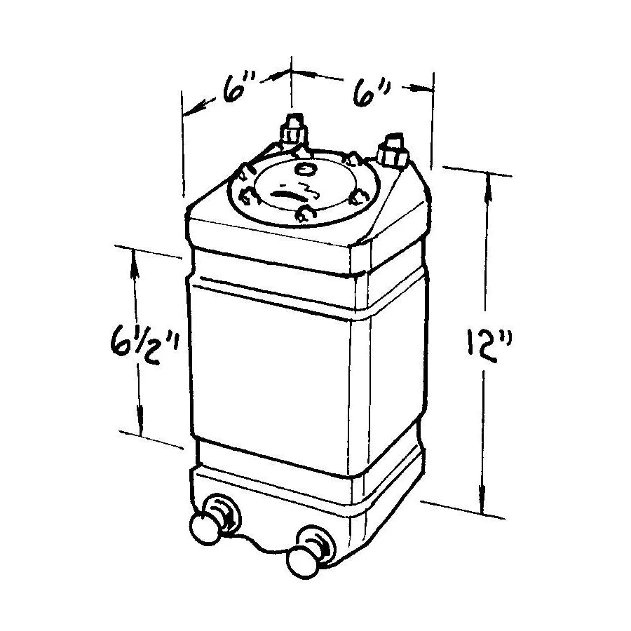 1-Gallon Pro Drag Fuel Cell