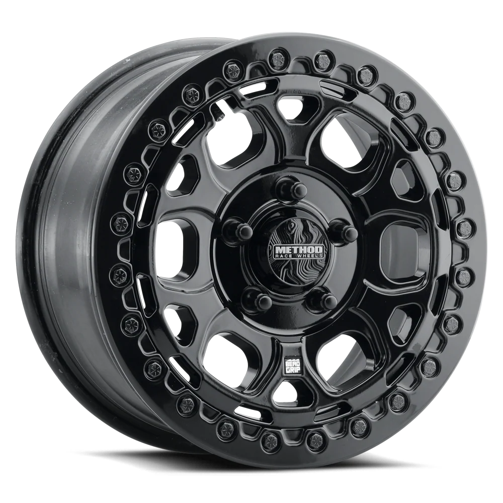 Method Race Wheels MR416 Beadlock 15x7 6 1 55mm Offset 5x4.5 68mm Centerbore Machined - Clear Coat w BH-H24100 MR41657012361B