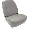 PRO 90LOW BACK W/O HEADREST LOW BACK GREY VELOUR LEFT
