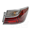 RH TAILLAMP ASSY OUTER ON BODY MAZDA CX9 20102012