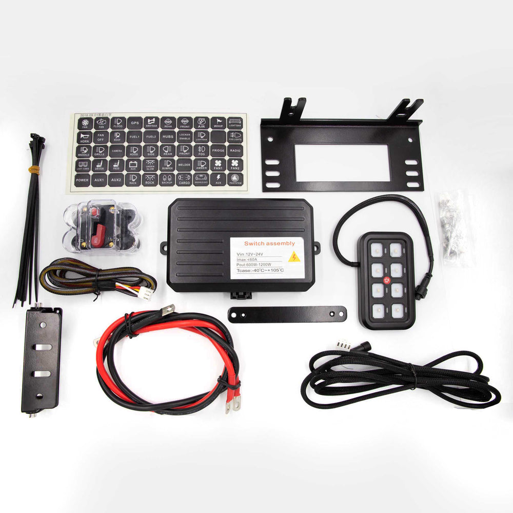 UNIVERSAL 8 GANG SWITCH PANEL SYSTEM