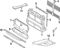 CAPA RADIATOR SUPPORT SUPPORT ASSEMBLY; ZINC PLATED FORD MUSTANG 0509