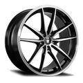 Konig Oversteer 17x8 5x108 ET45 Gloss Black