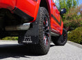 Pac Brake KICKBACK MUD FLAP SET UNIVERSAL BLACK POWDER COATED 12 W X 12 L HP10580-12-12