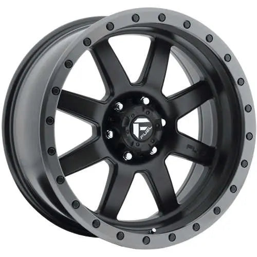 FUEL WHEELS TROPHY 17X8.5 5X150 BD 5.25 110.3 13MM CAST ALUMINUM MATTE BLACK GUN METAL RING D55117855652