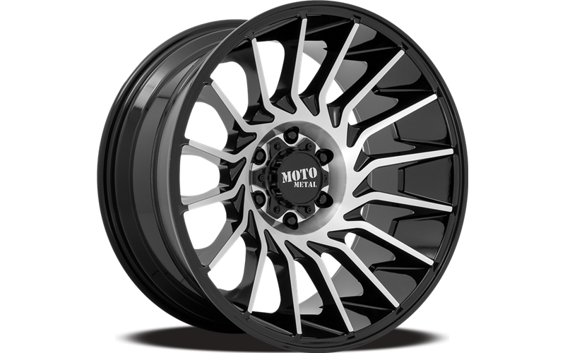 MO807 22X10 8X180 18MM GLOSS BLACK MACHINED