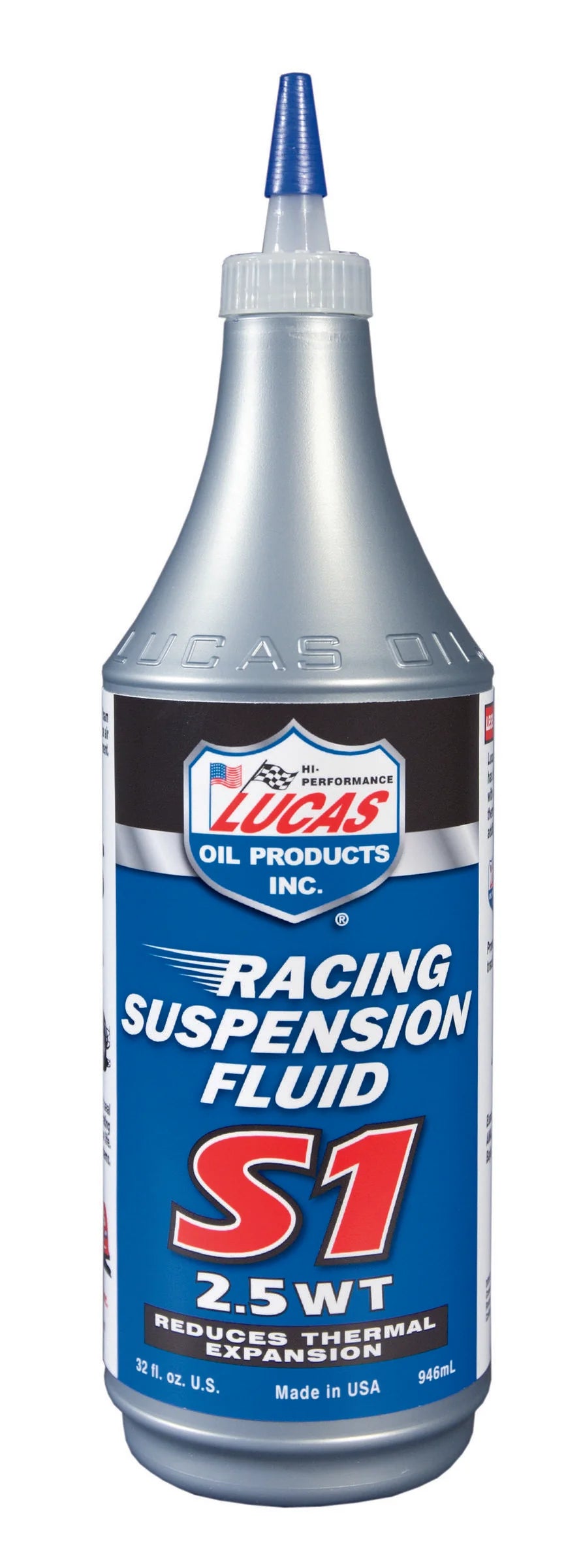 SYNTHETIC S1 RACING SUPENSION FLUID 2.5 WT 1 QUART CASE OF 12