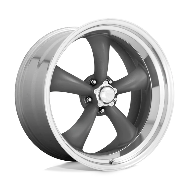 Wheel Pros American Racing Vintage VN205 C-TT-II 18X9.5 5X4.5 BLK/POL 5.5BS VNBL2058956555