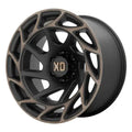 ONSLAUGHT 22X12 8X6.5 44MM SATIN BLACK W/ BRONZE TINT