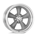 Wheel Pros American Racing Vintage VNCL205 16X8 5X5 TT-GRY/POL 5.0BS VNCL205687350