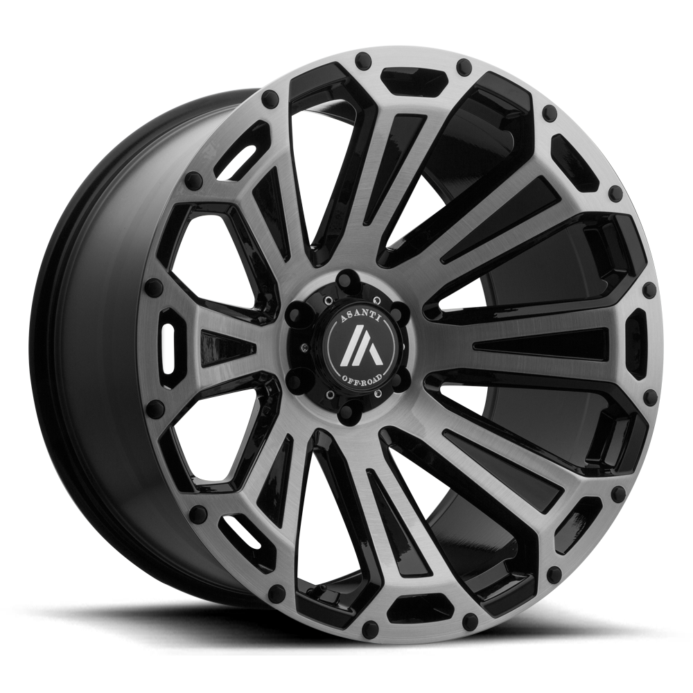 Wheel Pros AB813 22X10 6X5.5 TITANIUM-BRUSHED -12 AB813-221061TB12N