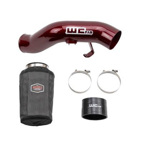 Wehrli Intake Kit 4in. for 03-07 Powerstroke 6.0L Fine Texture Black Fine Texture Black 100333-FTB