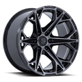 FUEL WHEELS HAMMERHEAD 20X9 6X5.5 106 1 G-BLK DDT CAST ALUMINUM GLOSS BLACK DARK TINTED CLEAR FC886BT20906801