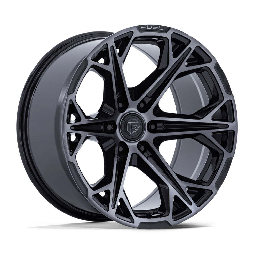 FUEL WHEELS HAMMERHEAD 20X9 6X5.5 106 20 G-BLK DDT CAST ALUMINUM GLOSS BLACK DARK TINTED CLEAR FC886BT20906820