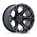FUEL WHEELS HAMMERHEAD 20X9 6X5.5 106 20 G-BLK DDT CAST ALUMINUM GLOSS BLACK DARK TINTED CLEAR FC886BT20906820