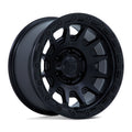 FUEL WHEELS FORTRESS 18X9 6X5.5 106 1 M-BLK G-BLK CAST ALUMINUM MATTE BLACK W GLOSS BLACK LIP FC884MB18906801