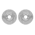 DFC 11-25 Hyundai Sonata Front Drilled & Slotted Geoperformance Rotors