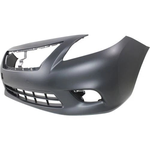 FRONT BUMPER COVER S PLUS|SL|SV; TO 313; PRIME NISSAN VERSA 1314